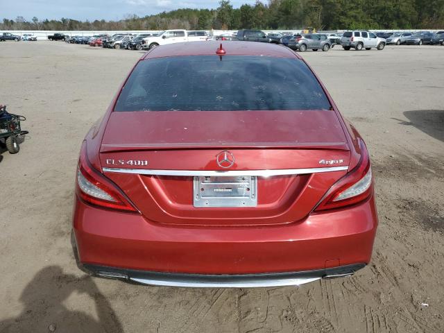 WDDLJ6HB0FA157748 - 2015 MERCEDES-BENZ CLS 400 4MATIC RED photo 6