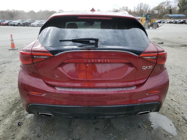 SJKCH5CP8HA015831 - 2017 INFINITI QX30 BASE RED photo 6