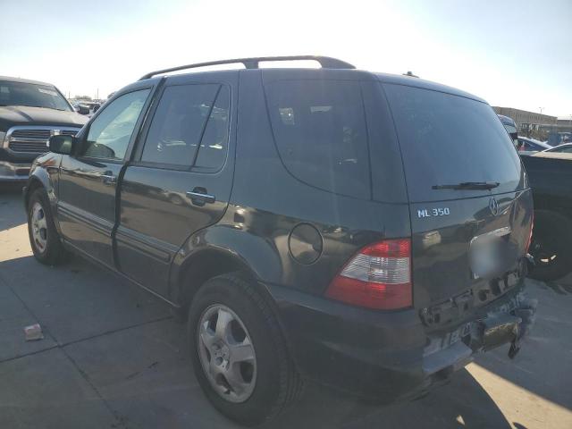 4JGAB57E55A563295 - 2005 MERCEDES-BENZ ML 350 BLACK photo 2