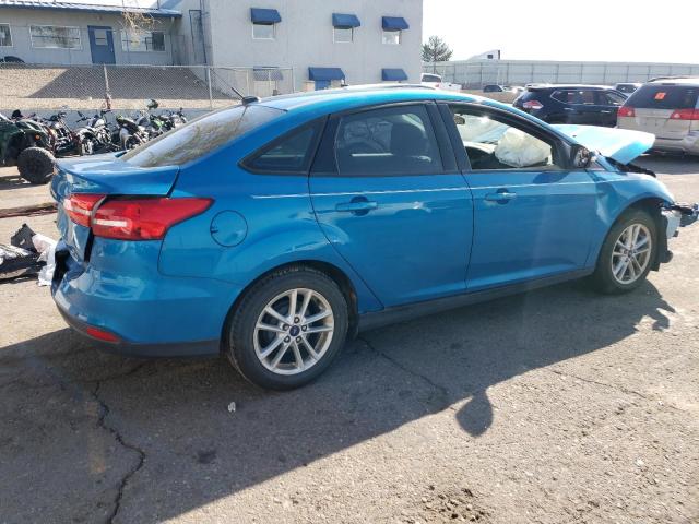 1FADP3F24GL361723 - 2016 FORD FOCUS SE BLUE photo 3