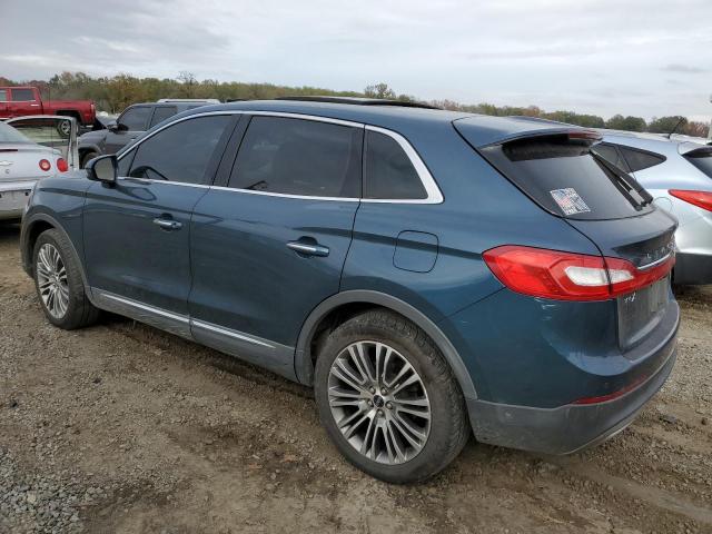 2LMTJ6LR9GBL52722 - 2016 LINCOLN MKX RESERVE Կապույտ լուսանկար 2