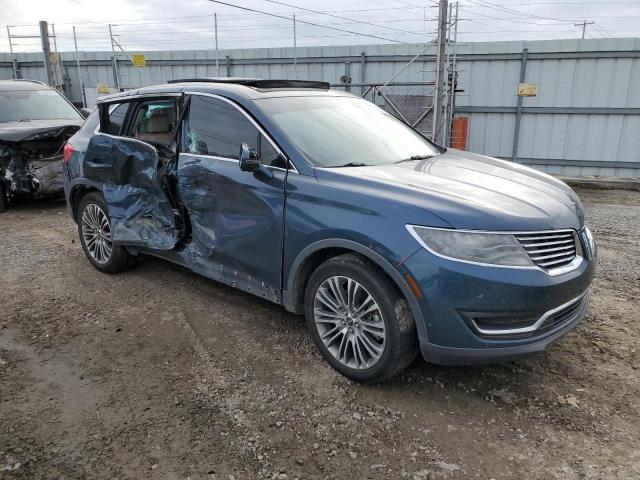 2LMTJ6LR9GBL52722 - 2016 LINCOLN MKX RESERVE Կապույտ լուսանկար 4