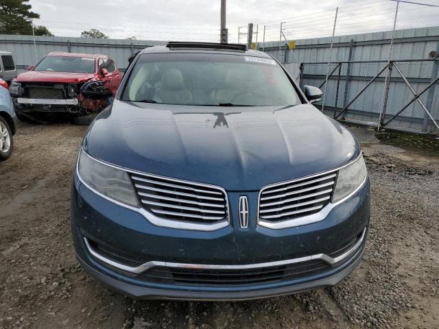 2LMTJ6LR9GBL52722 - 2016 LINCOLN MKX RESERVE Կապույտ լուսանկար 5