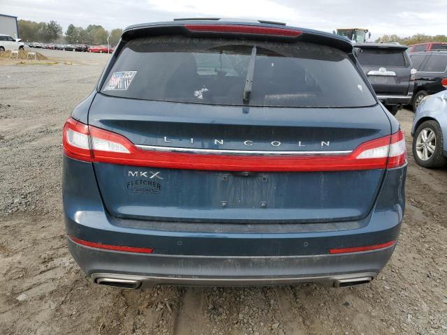 2LMTJ6LR9GBL52722 - 2016 LINCOLN MKX RESERVE Կապույտ լուսանկար 6