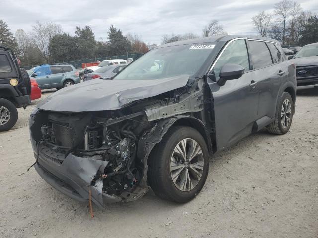 5N1AT3BA1MC814189 - 2021 NISSAN ROGUE SV GRAY photo 1