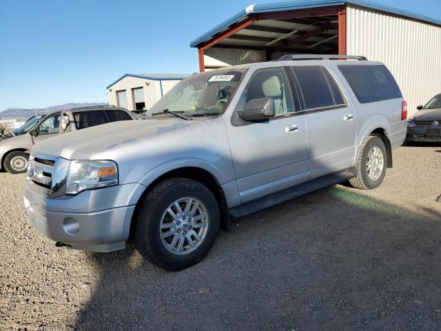 1FMJK1J52BEF24430 - 2011 FORD EXPEDITION EL XLT SILVER photo 1