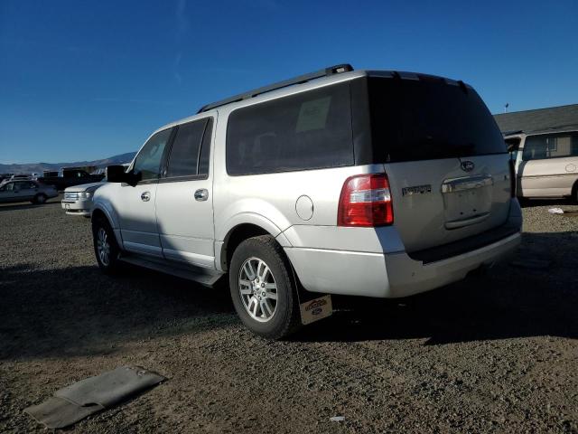 1FMJK1J52BEF24430 - 2011 FORD EXPEDITION EL XLT SILVER photo 2