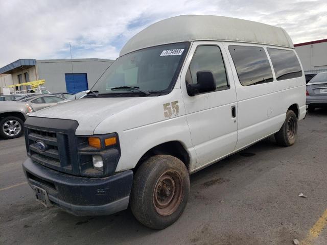 1FTNE14W98DA74596 - 2008 FORD ECONOLINE E150 VAN WHITE photo 1