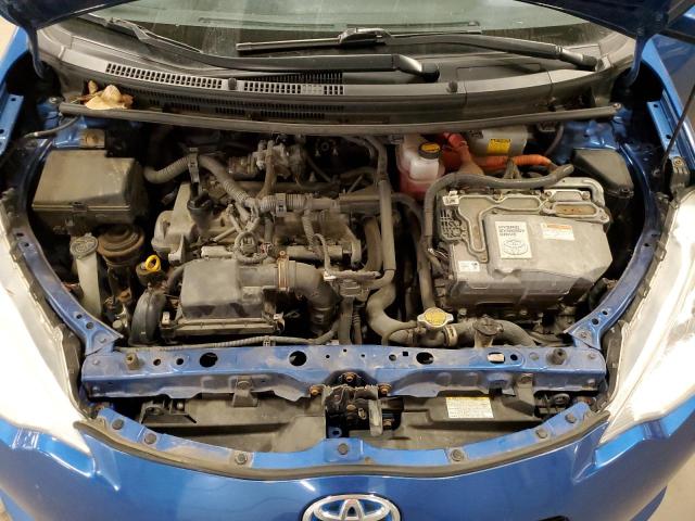 JTDKDTB33D1051434 - 2013 TOYOTA PRIUS C BLUE photo 11