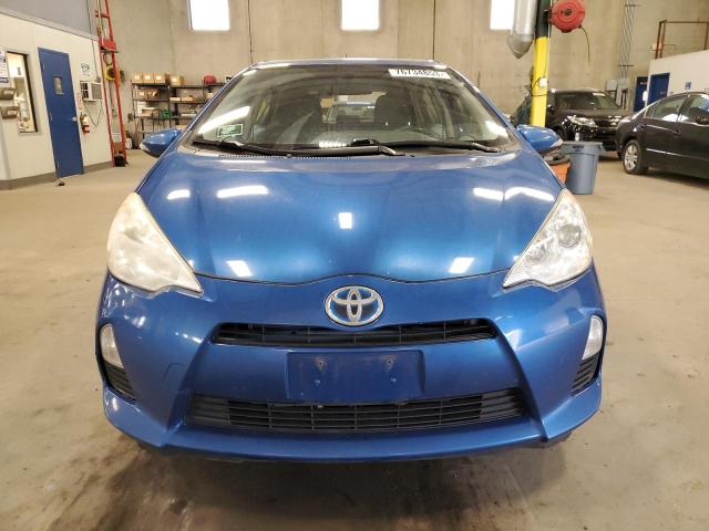 JTDKDTB33D1051434 - 2013 TOYOTA PRIUS C BLUE photo 5