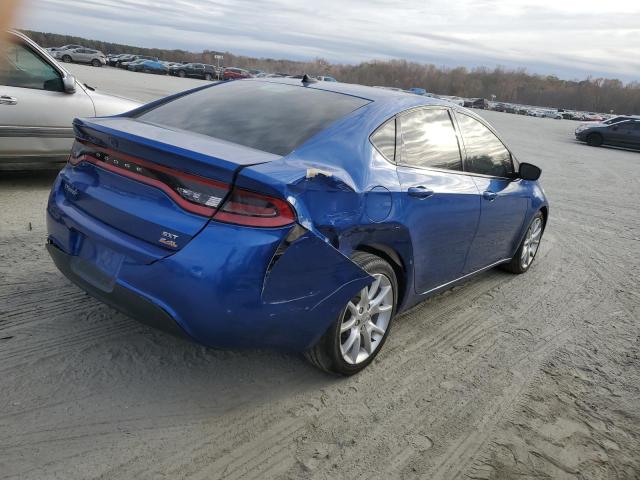 1C3CDFBB2ED726241 - 2014 DODGE DART SXT BLUE photo 3