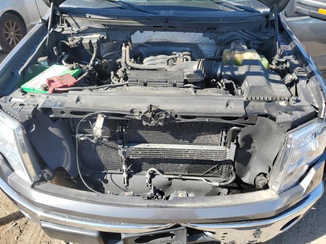 1FTFX1EF7DFA78089 - 2013 FORD F150 SUPER CAB GRAY photo 11