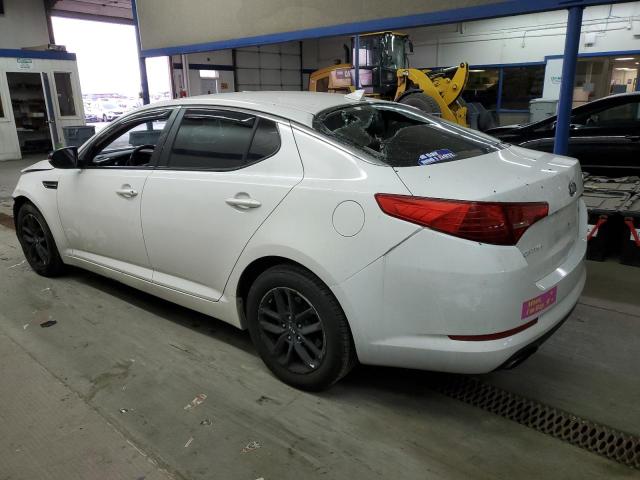 KNAGM4A75B5128484 - 2011 KIA OPTIMA LX WHITE photo 2