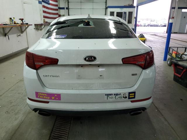 KNAGM4A75B5128484 - 2011 KIA OPTIMA LX WHITE photo 6