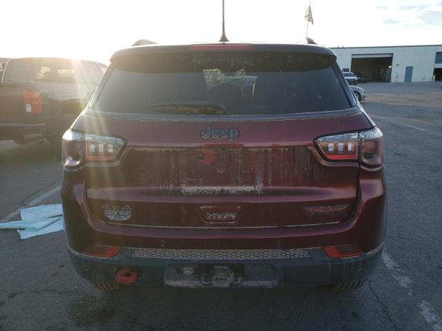 3C4NJDDB3NT108676 - 2022 JEEP COMPASS TRAILHAWK BURGUNDY photo 6