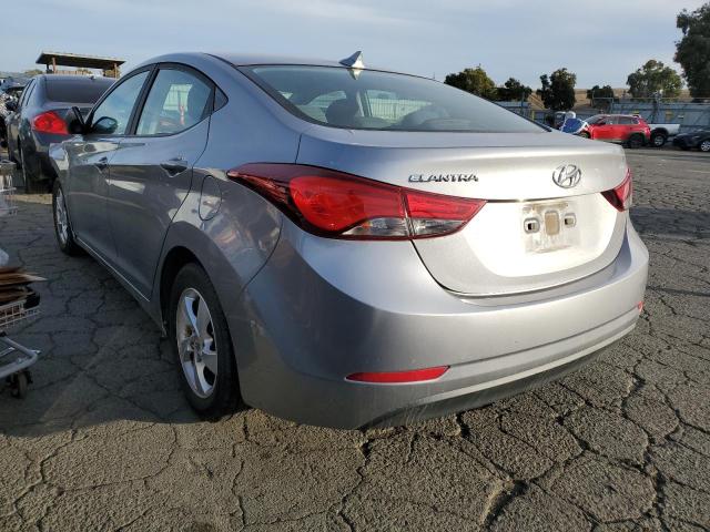 5NPDH4AE5FH643368 - 2015 HYUNDAI ELANTRA SE SILVER photo 2