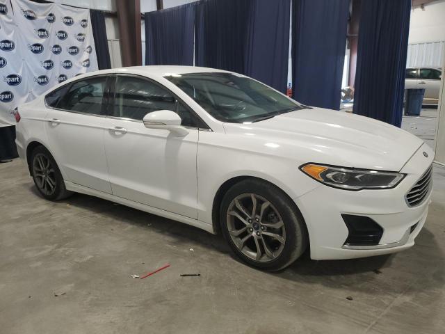 3FA6P0CD9LR177869 - 2020 FORD FUSION SEL WHITE photo 4