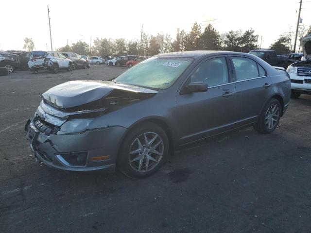 3FAHP0JA0CR391411 - 2012 FORD FUSION SEL GRAY photo 1