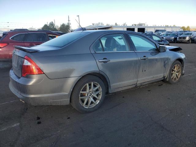 3FAHP0JA0CR391411 - 2012 FORD FUSION SEL GRAY photo 3