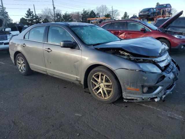 3FAHP0JA0CR391411 - 2012 FORD FUSION SEL GRAY photo 4