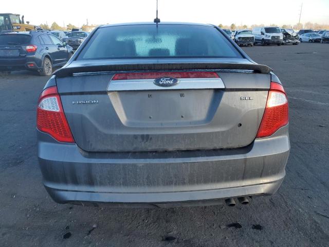 3FAHP0JA0CR391411 - 2012 FORD FUSION SEL GRAY photo 6