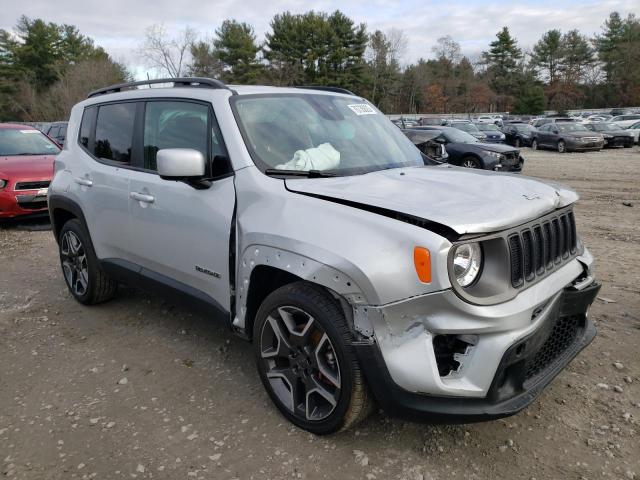 ZACNJABBXLPL92536 - 2020 JEEP RENEGADE LATITUDE SILVER photo 4