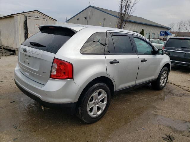 2FMDK4GC8DBA48820 - 2013 FORD EDGE SE SILVER photo 3