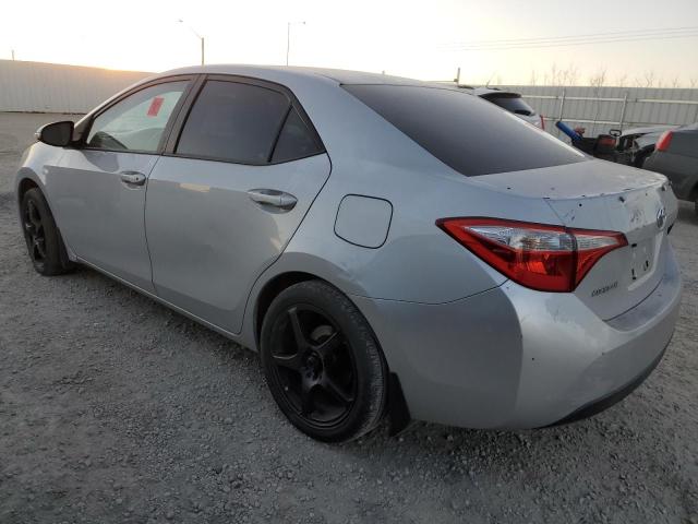 2T1BURHE2EC109428 - 2014 TOYOTA COROLLA L GRAY photo 2