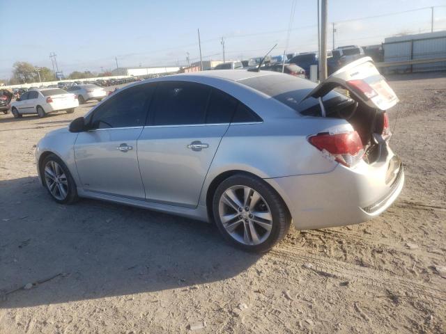 1G1PH5SC2C7366249 - 2012 CHEVROLET CRUZE LTZ SILVER photo 2