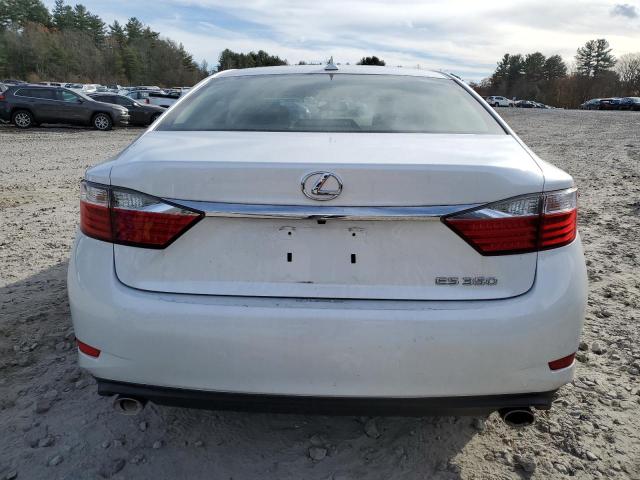 JTHBK1GG4D2074249 - 2013 LEXUS ES 350 WHITE photo 6