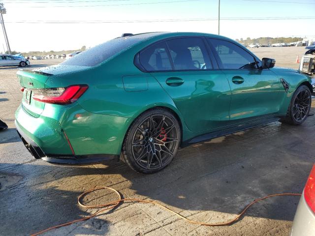 WBS43AY07RFS65133 - 2024 BMW M3 COMPETITION GREEN photo 3