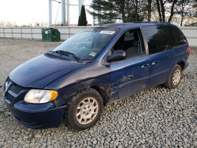 1D4GP25RX6B688764 - 2006 DODGE CARAVAN SE BLUE photo 1