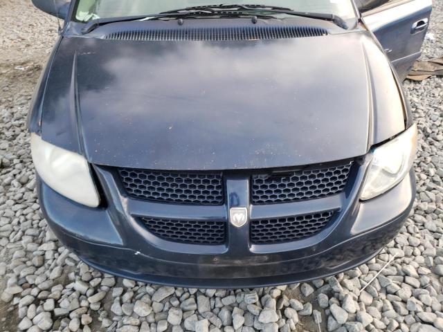 1D4GP25RX6B688764 - 2006 DODGE CARAVAN SE BLUE photo 12