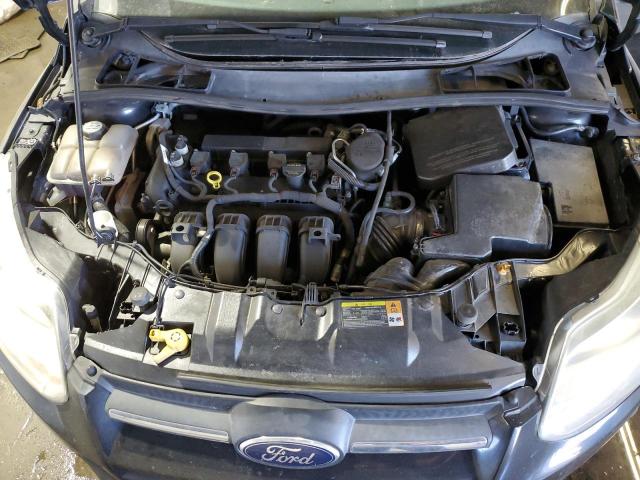 1FADP3K22DL121636 - 2013 FORD FOCUS SE BLACK photo 12