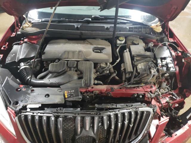 1G4PP5SK8D4127627 - 2013 BUICK VERANO RED photo 11