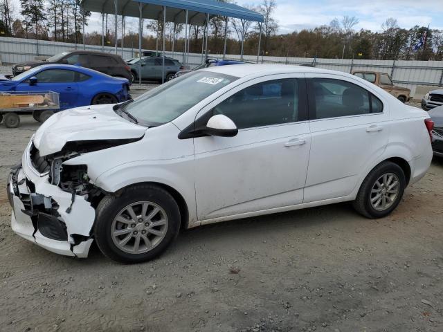 1G1JD5SH9J4117149 - 2018 CHEVROLET SONIC LT WHITE photo 1