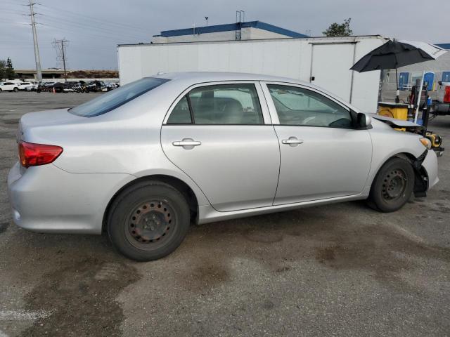 1NXBU40E19Z016421 - 2009 TOYOTA COROLLA BASE SILVER photo 3