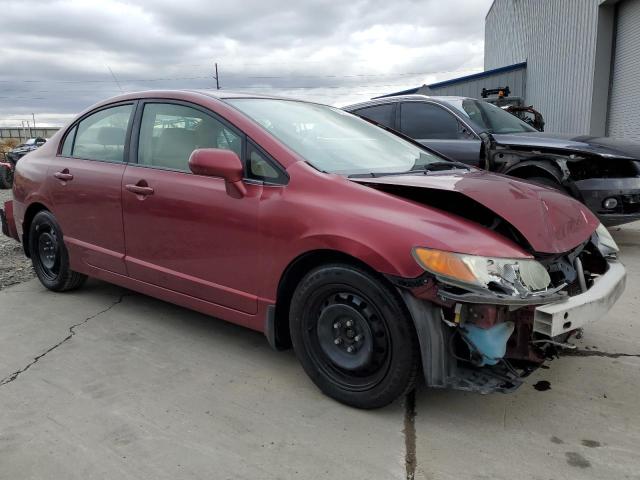 1HGFA16527L081805 - 2007 HONDA CIVIC LX BURGUNDY photo 4