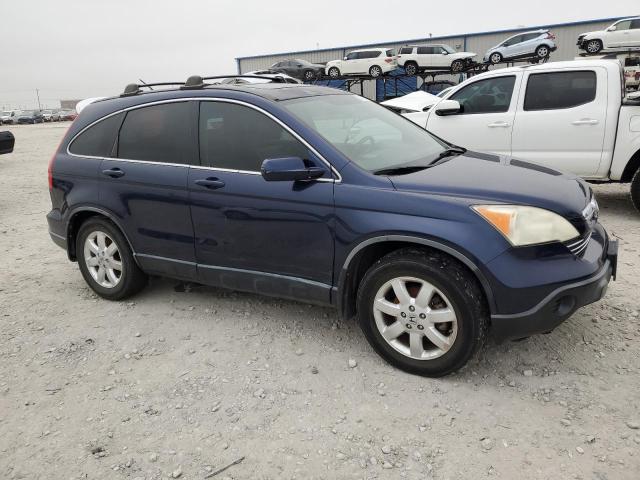 JHLRE38738C039321 - 2008 HONDA CR-V EXL BLUE photo 4