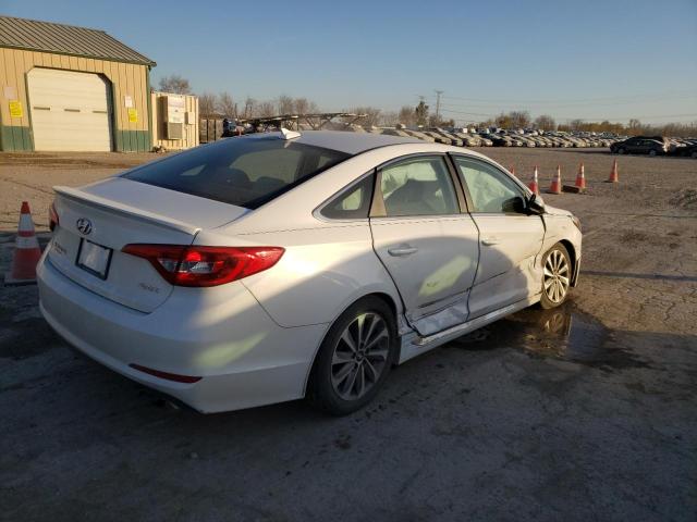 5NPE34AFXFH101517 - 2015 HYUNDAI SONATA SPORT WHITE photo 3