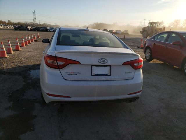 5NPE34AFXFH101517 - 2015 HYUNDAI SONATA SPORT WHITE photo 6