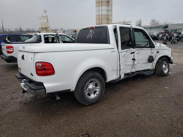 1FTRW07L11KD65640 - 2001 FORD F150 SUPERCREW WHITE photo 3