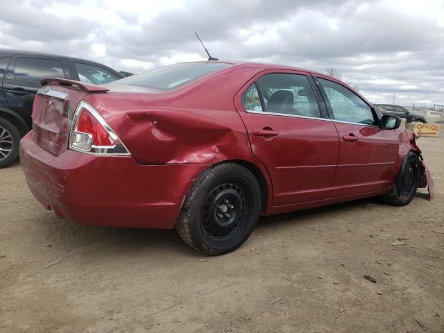 3FAHP08199R122953 - 2009 FORD FUSION SEL RED photo 3