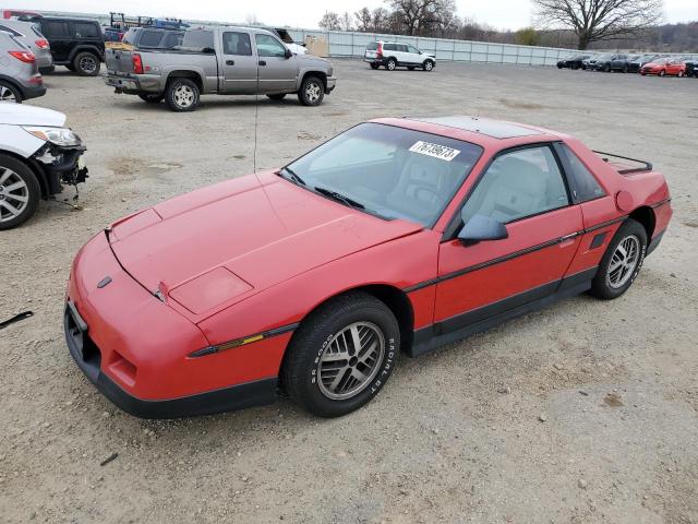 1G2PF3790GP224491 - 1986 PONTIAC FIERO SE RED photo 1