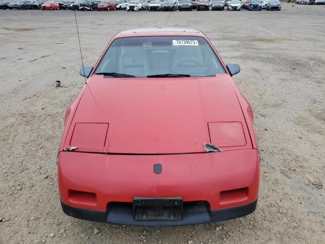 1G2PF3790GP224491 - 1986 PONTIAC FIERO SE RED photo 5