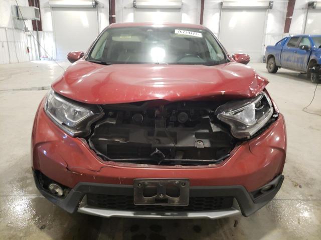 5J6RW2H86HL047128 - 2017 HONDA CR-V EXL RED photo 5