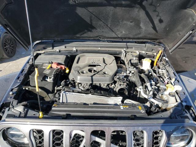 1C4JJXP62NW190957 - 2022 JEEP WRANGLER U SAHARA 4XE GRAY photo 11