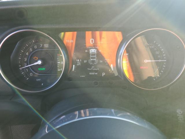 1C4JJXP62NW190957 - 2022 JEEP WRANGLER U SAHARA 4XE GRAY photo 9