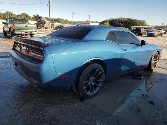 2C3CDZFJ3MH609868 - 2021 DODGE CHALLENGER R/T SCAT PACK BLUE photo 3