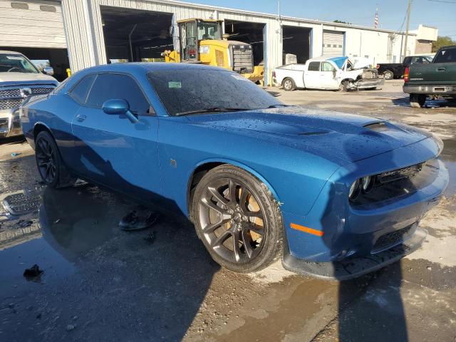 2C3CDZFJ3MH609868 - 2021 DODGE CHALLENGER R/T SCAT PACK BLUE photo 4